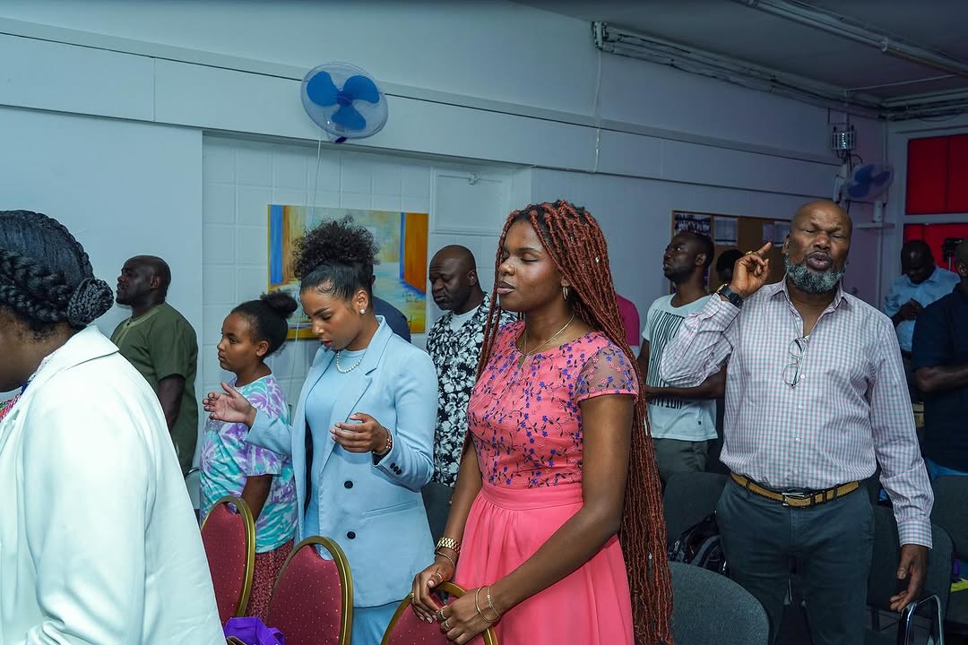 Church community moment